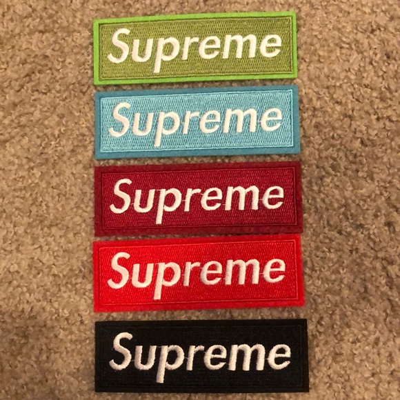 supreme iron on